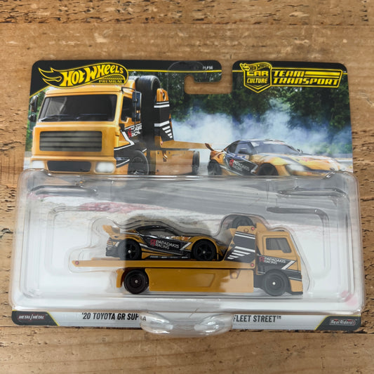 Hot Wheels Team Transport ‘20 Toyota GR Supra & Fleet Street #86