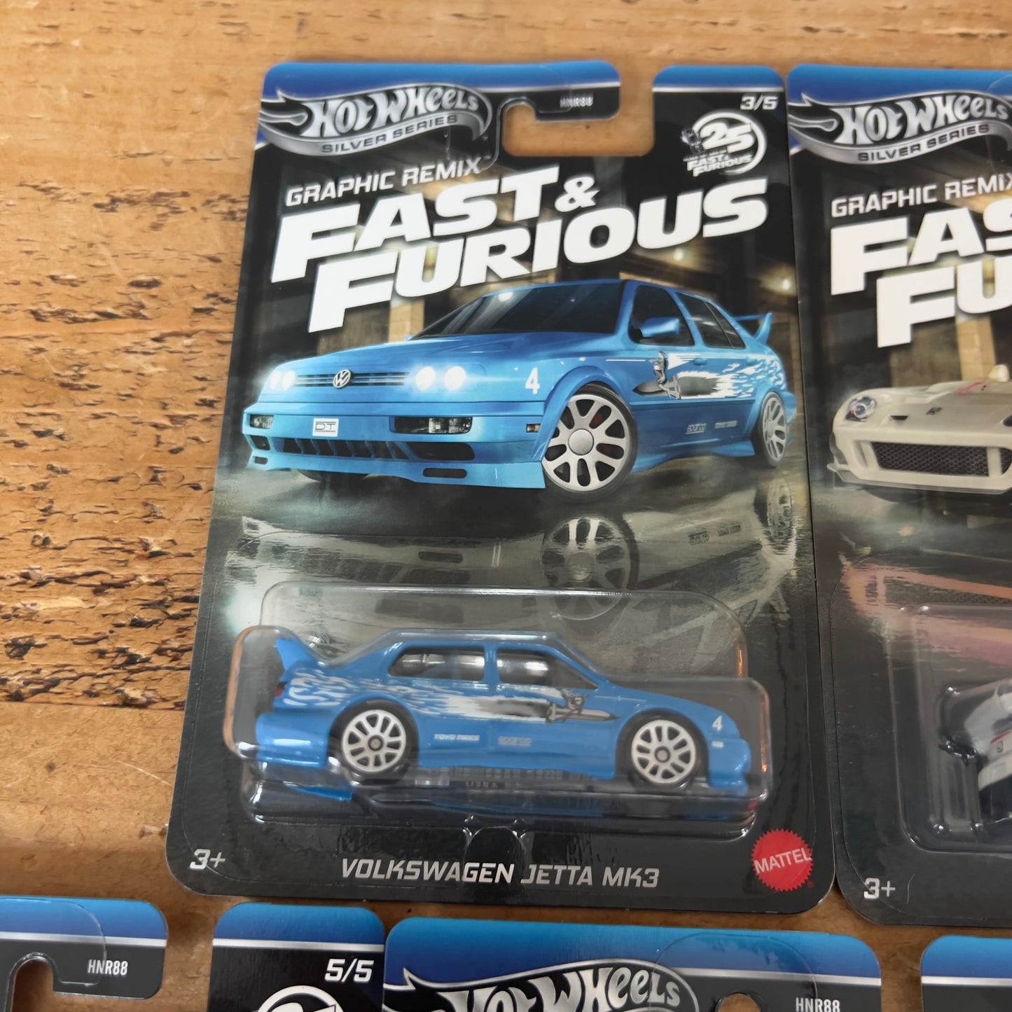 Hot Wheels Silver Series Fast & Furious Full Set Of 5