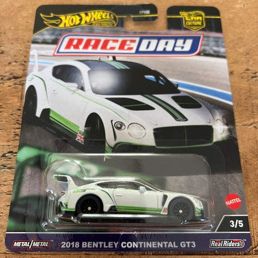 Hot Wheels Premium Race Day 2018 Bentley Continental GT3