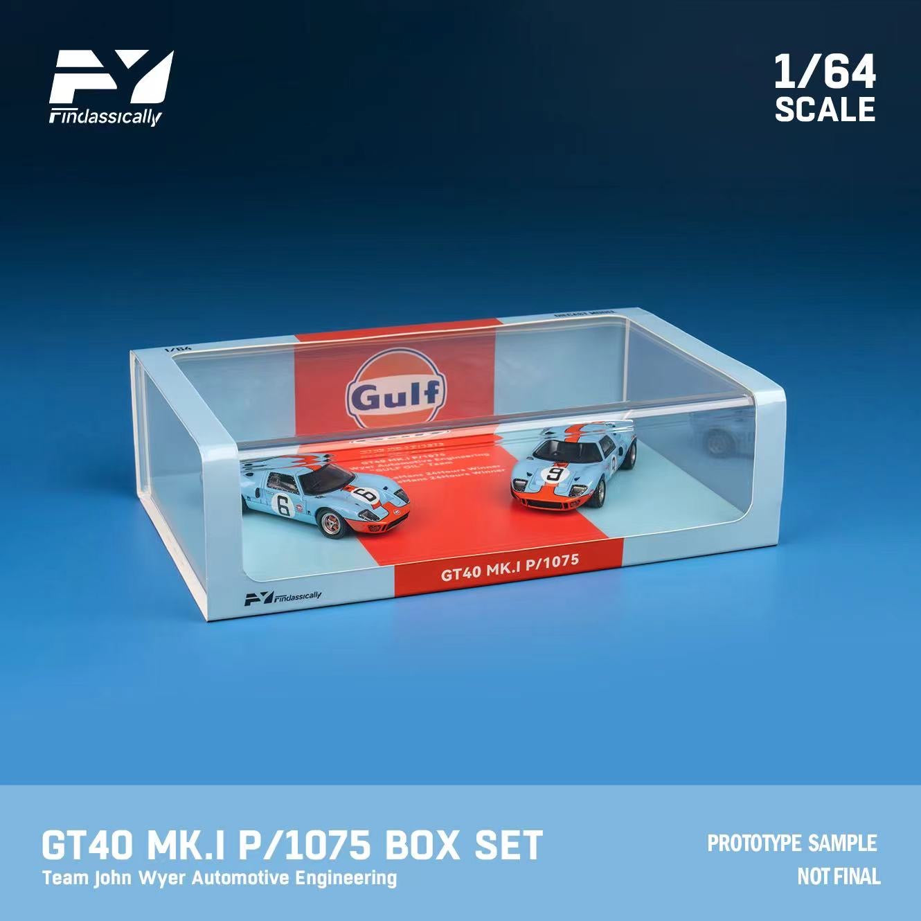 Findclassically Ford GT40 Gulf 2 Car Box Set