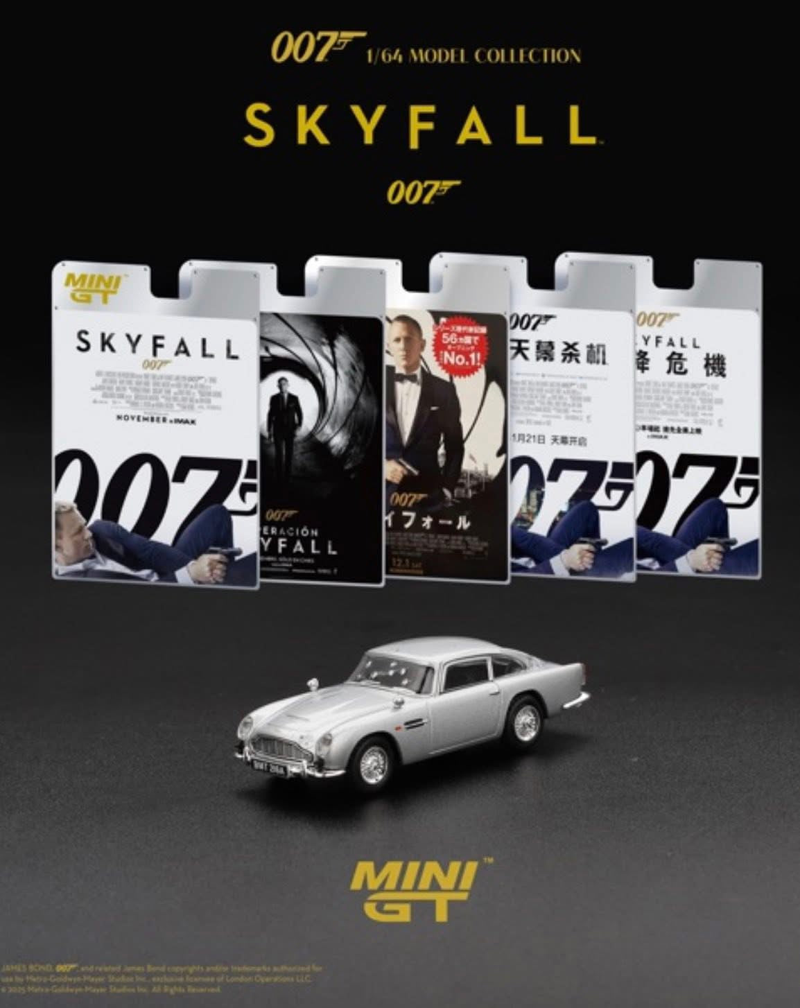 Mini GT James Bond 007 Skyfall Aston Martin DB5 #913