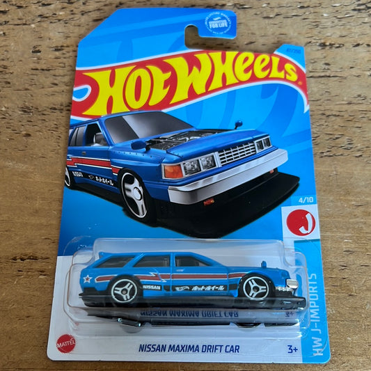 Hot Wheels Mainline US Card Nissan Maxima Drift Car