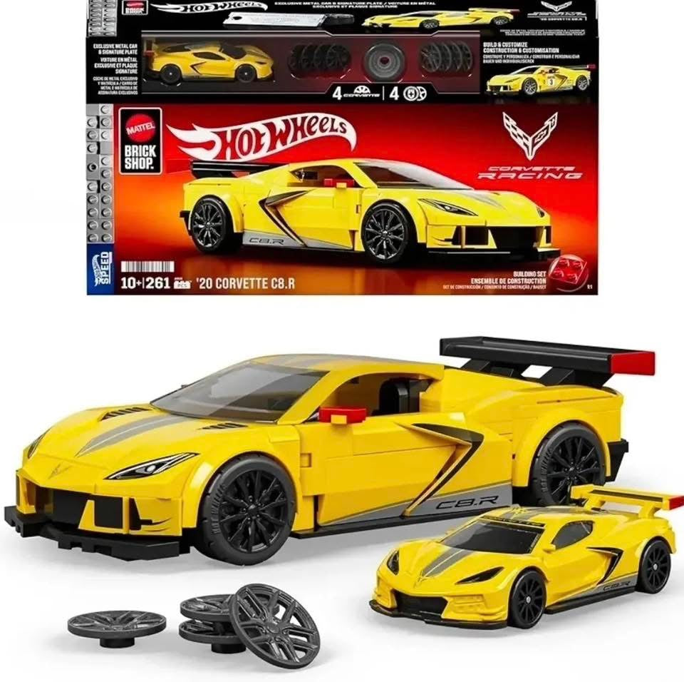 Hot Wheels Brick Shop ‘20 Corvete C8.R