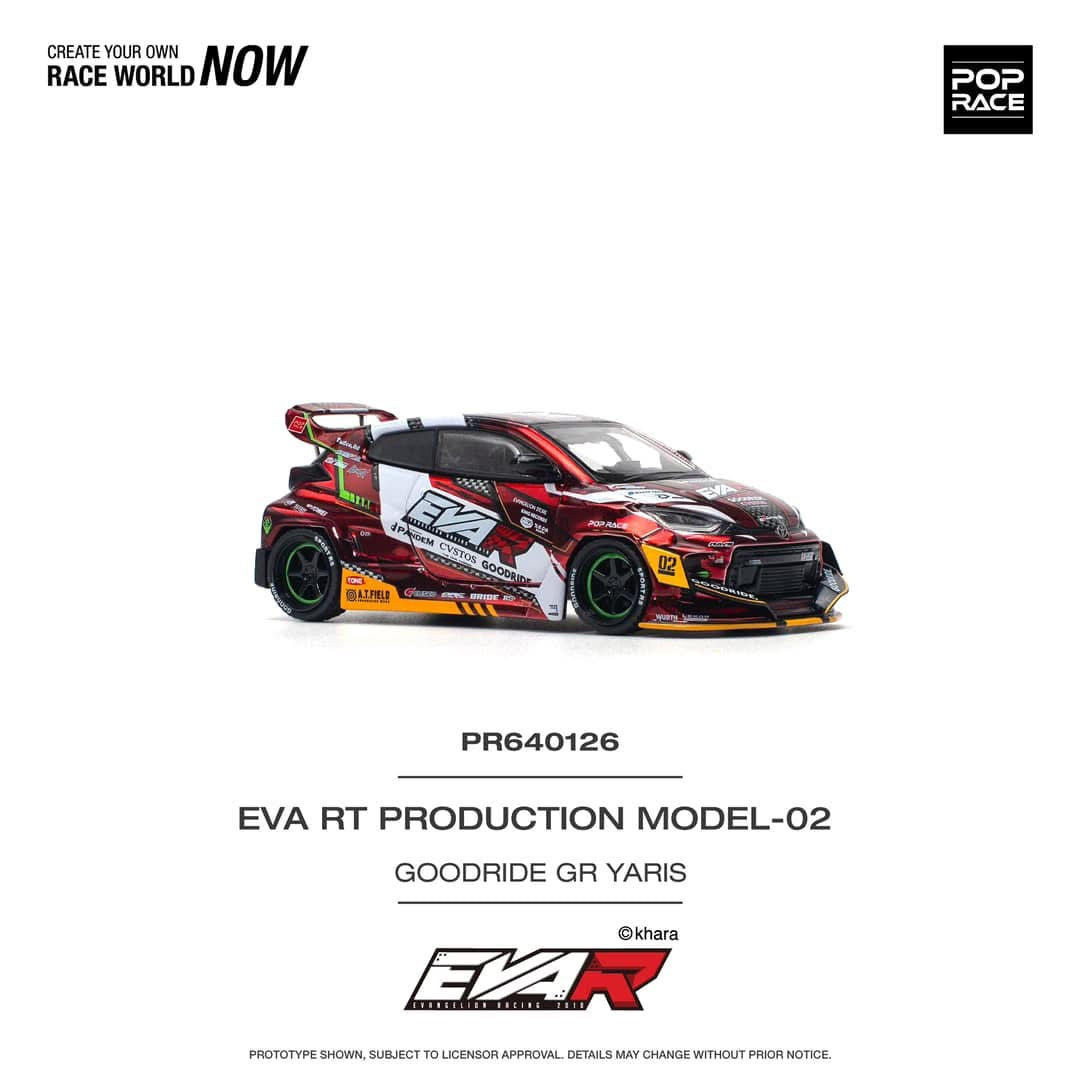 Pop Race EVA RT Production Model Goodride GR Toyota Yaris