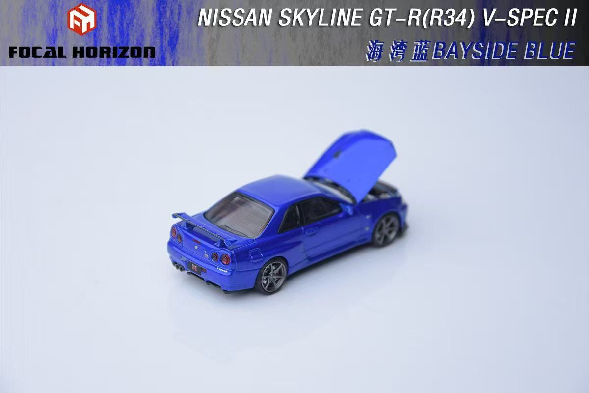 Focal Horizon Nissan Skyline R34 GTR Bayside Blue