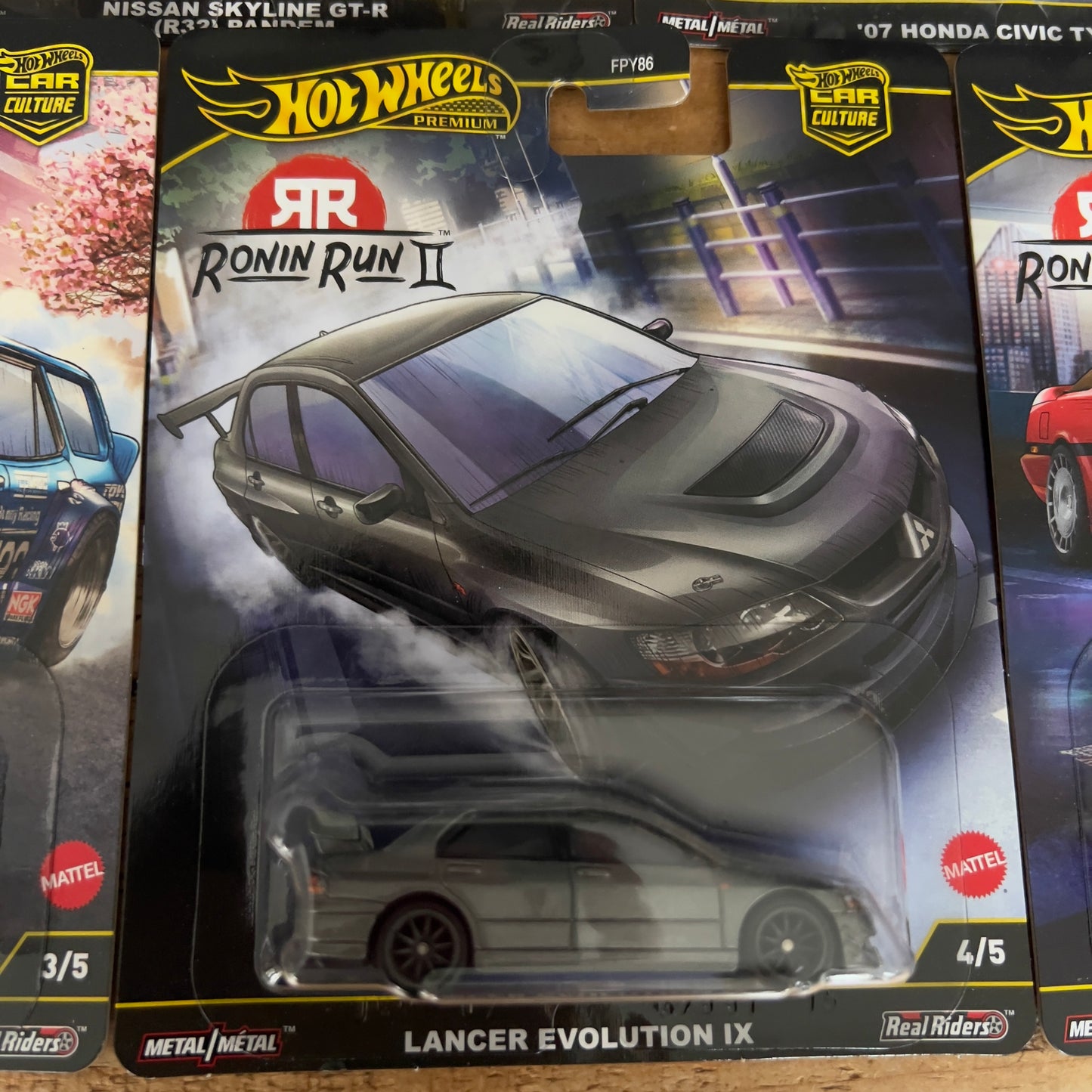 Hot Wheels Premium Ronin Run 2 Full Set Of 5