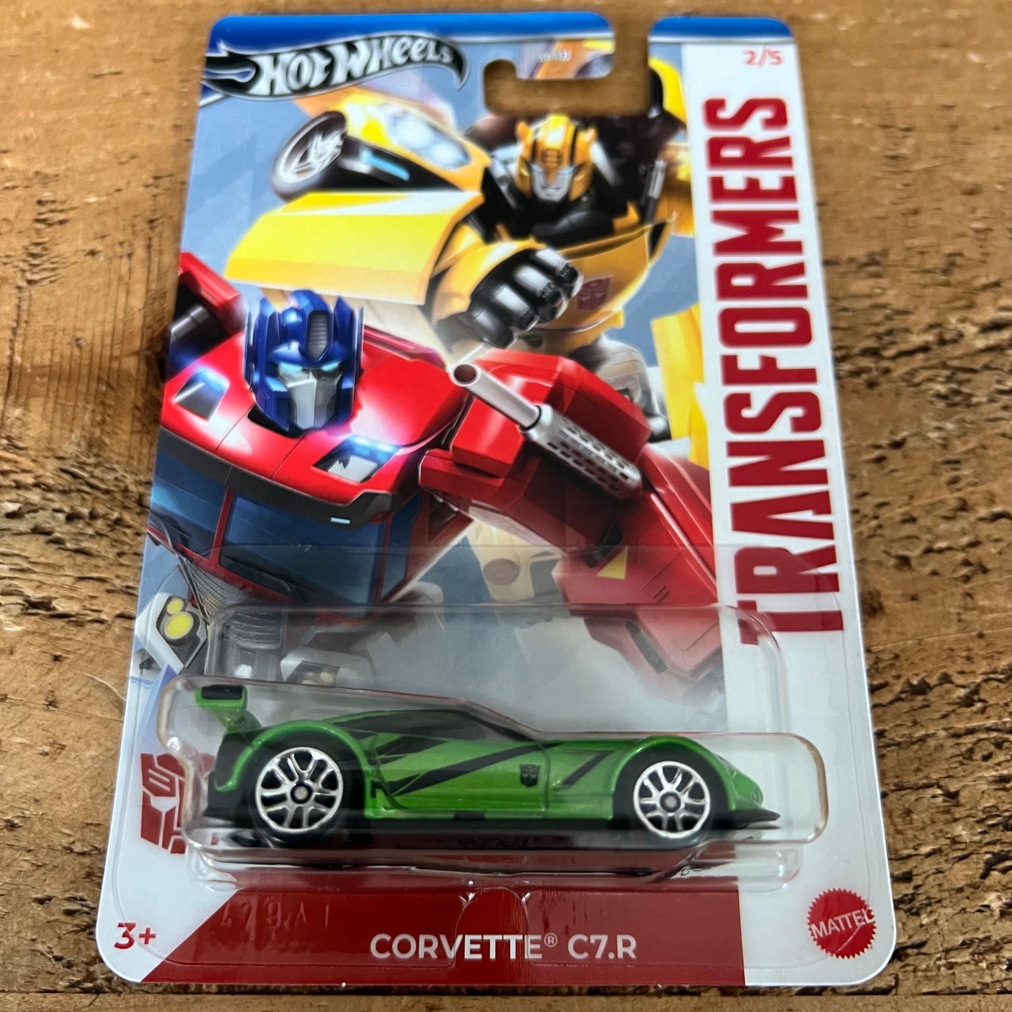 Hot Wheels Transformers Corvette C7.R