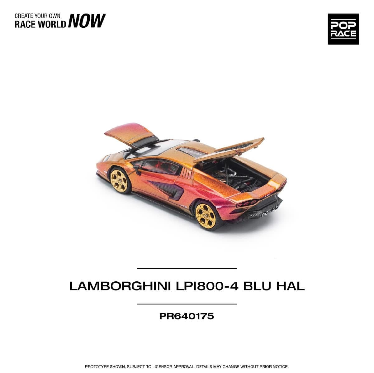 Pop Race Lamborghini Countach LPI 800-4