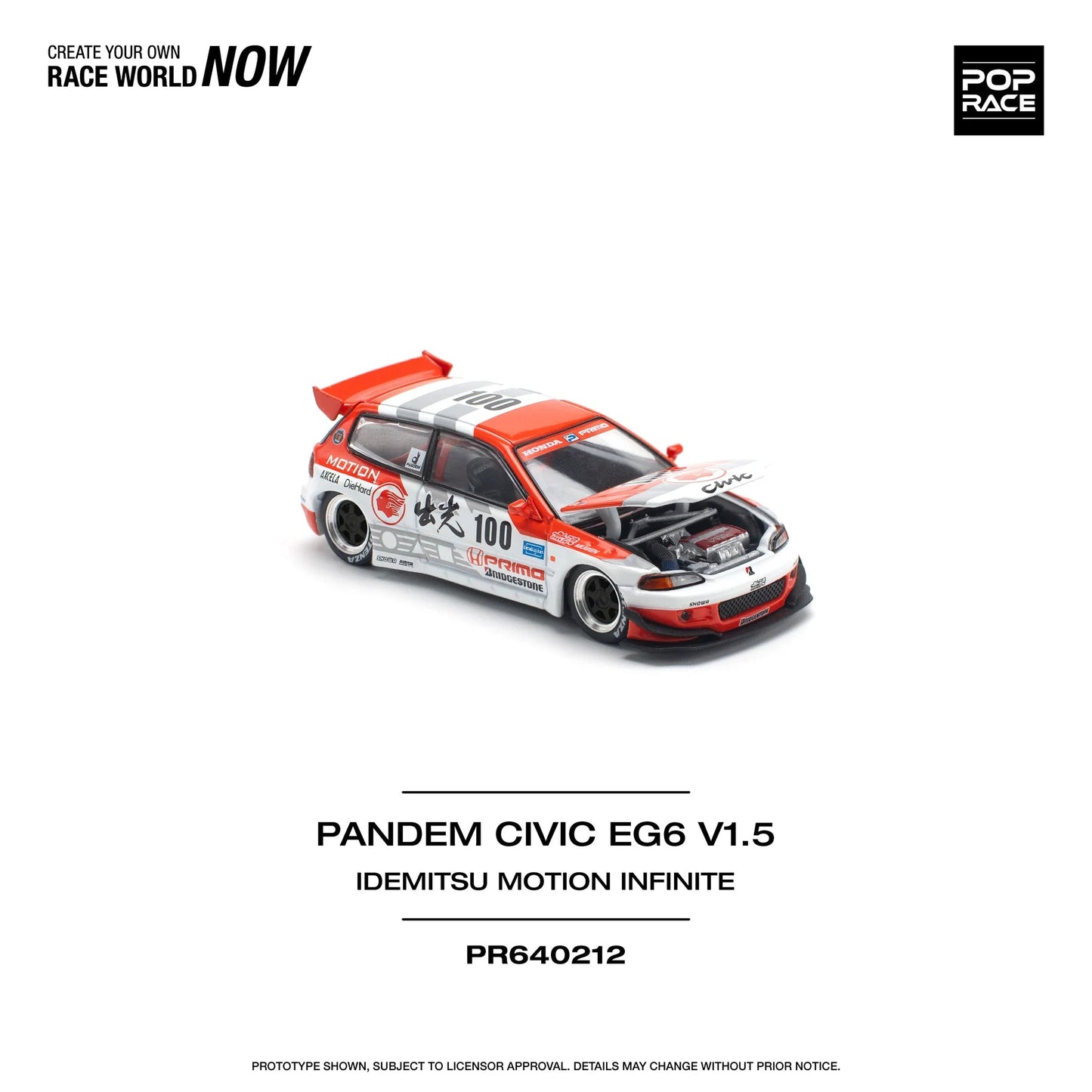 Pop Race Honda Civic EG6 Pandem