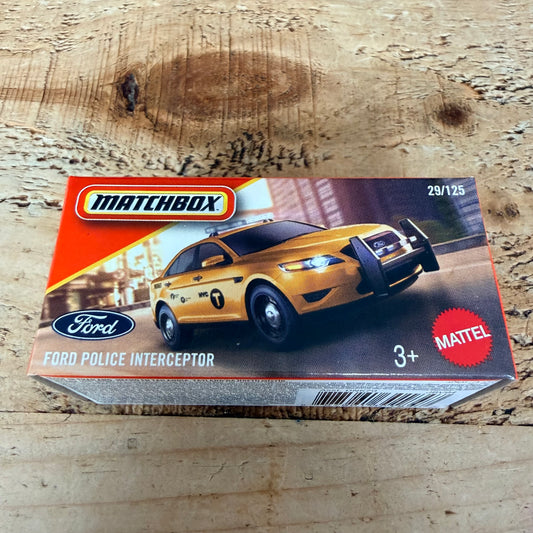 Matchbox Power Grabs Ford Police Interceptor