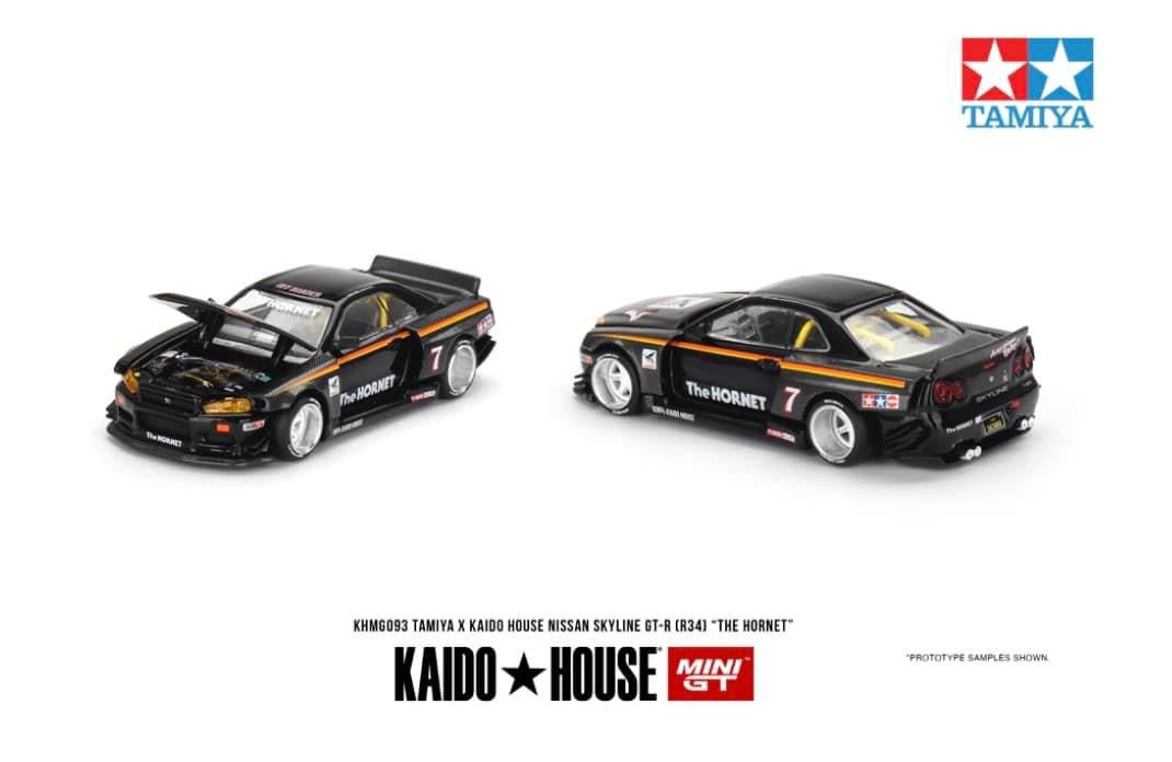 Mini GT x Kaido House Nissan Skyline R34 GTR The Hornet #093