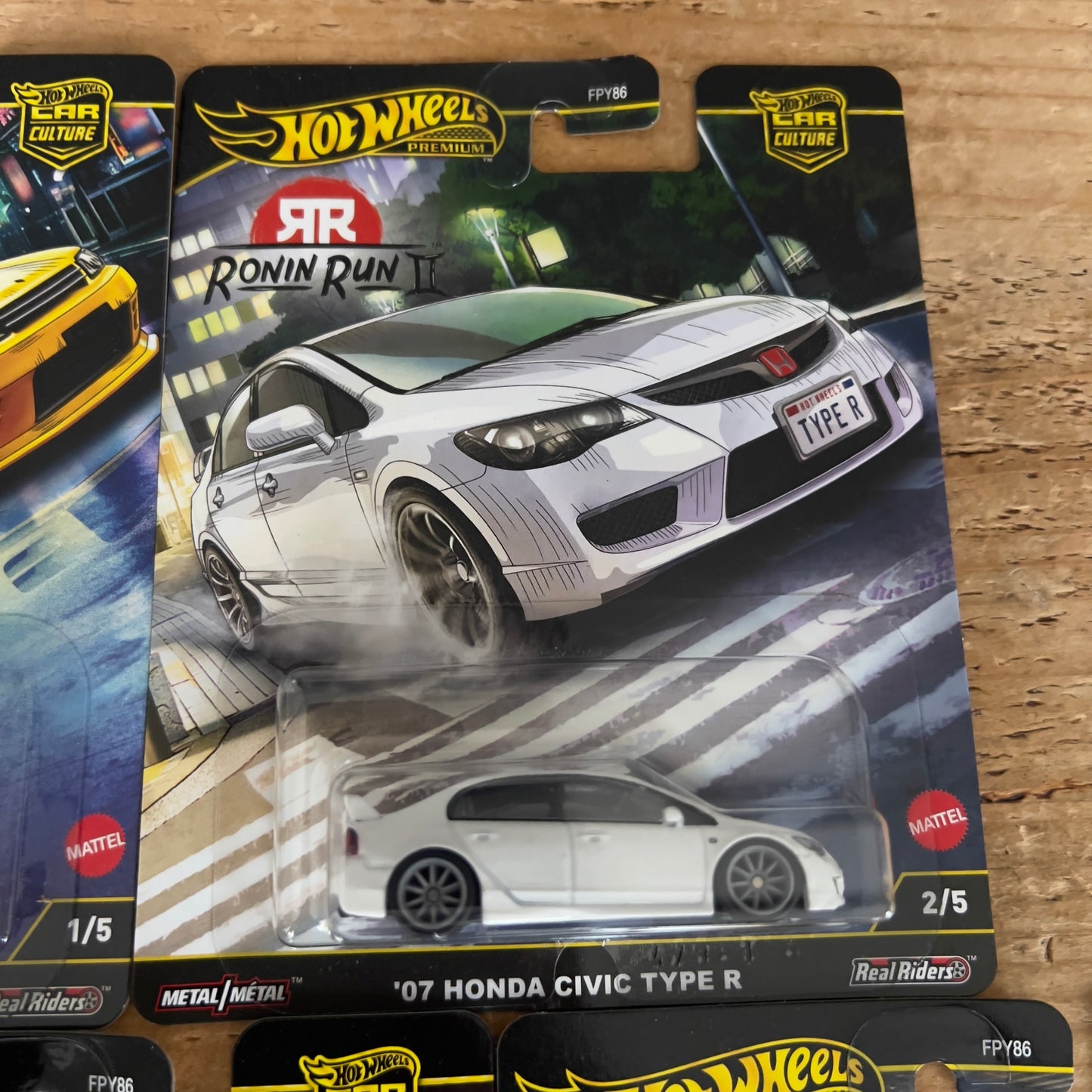 Hot Wheels Premium Ronin Run 2 Full Set Of 5