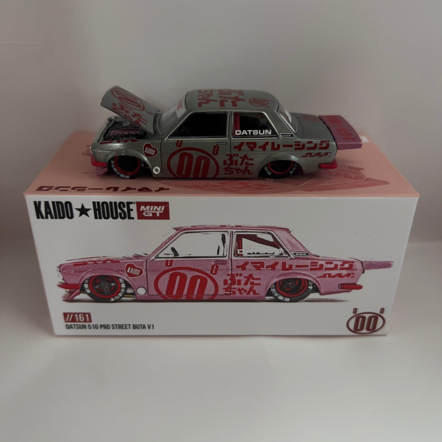 Mini GT x Kaido House Datsun 510 Pro Street Buta V1 #161