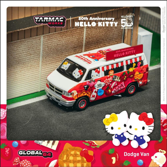 Tarmac Works Hello Kitty Food Truck Dodge Van