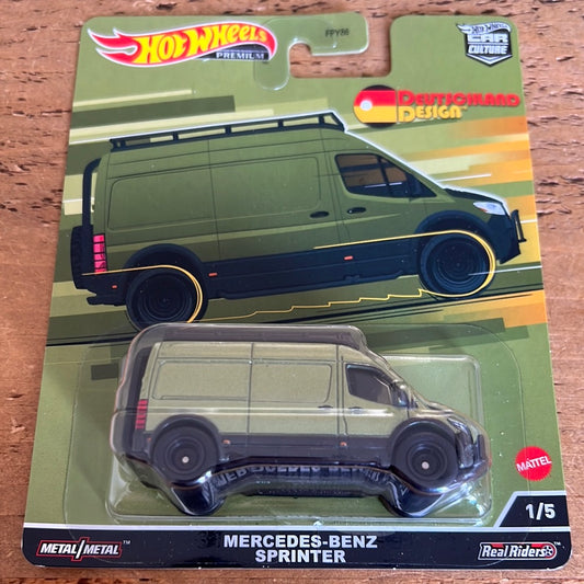 Hot Wheels Premium Deutschland Design Mercedes Benz Sprinter