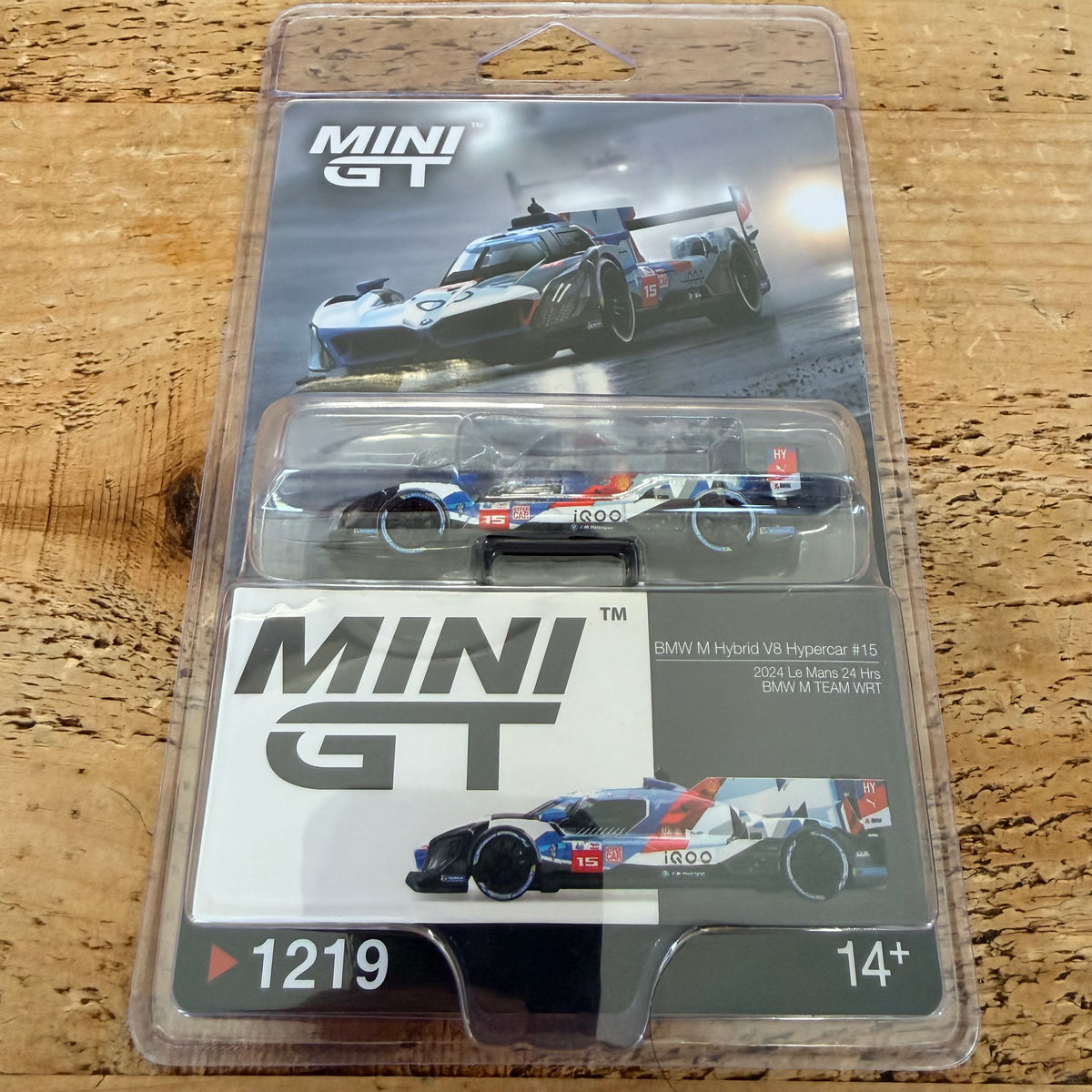 Mini GT BMW M Hybrid V8 Hypercar 2024 Le Mans 24 HRS #1219 Blister