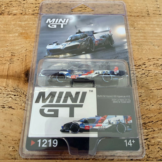 Mini GT BMW M Hybrid V8 Hypercar 2024 Le Mans 24 HRS #1219 Blister