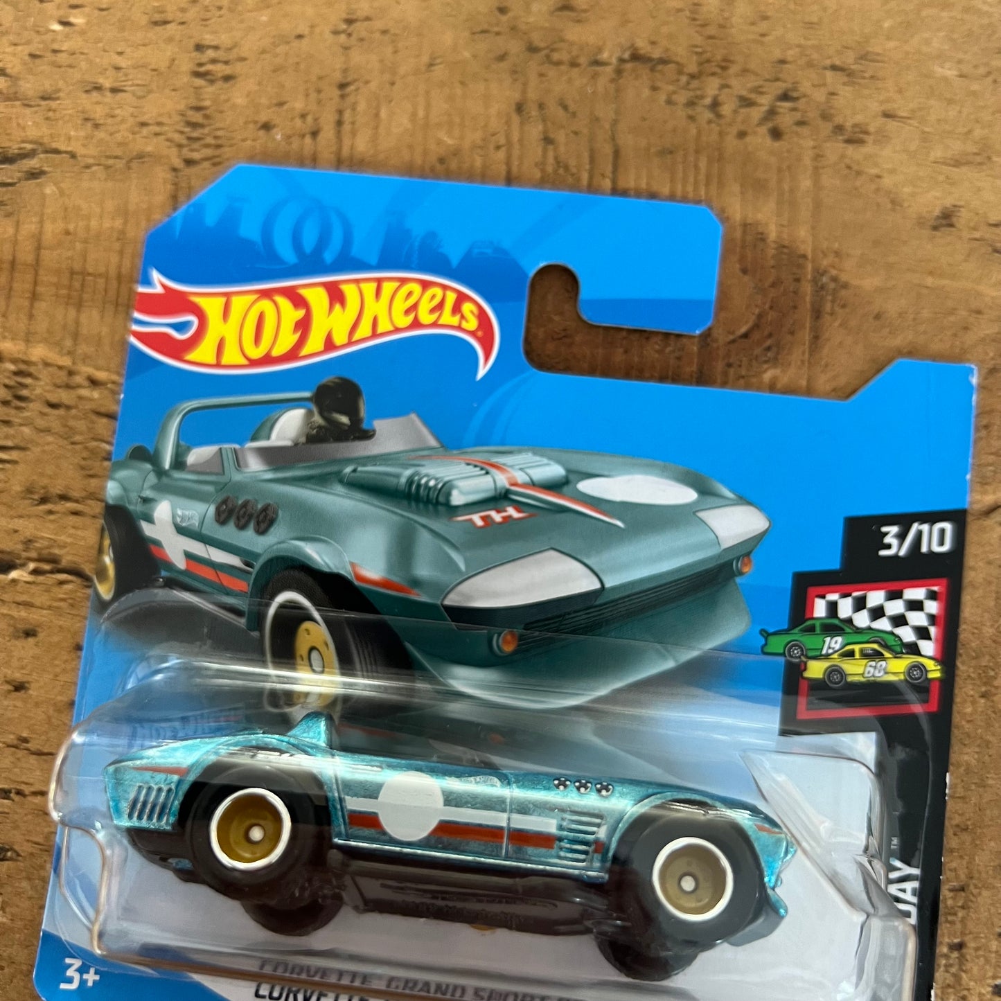 Hot Wheels Super Treasure Hunt Short Card Corvette Grand Sport Roadster