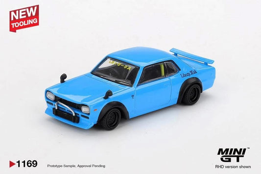 Mini GT Nissan LB Works Hakosuka Baby Blue #1169