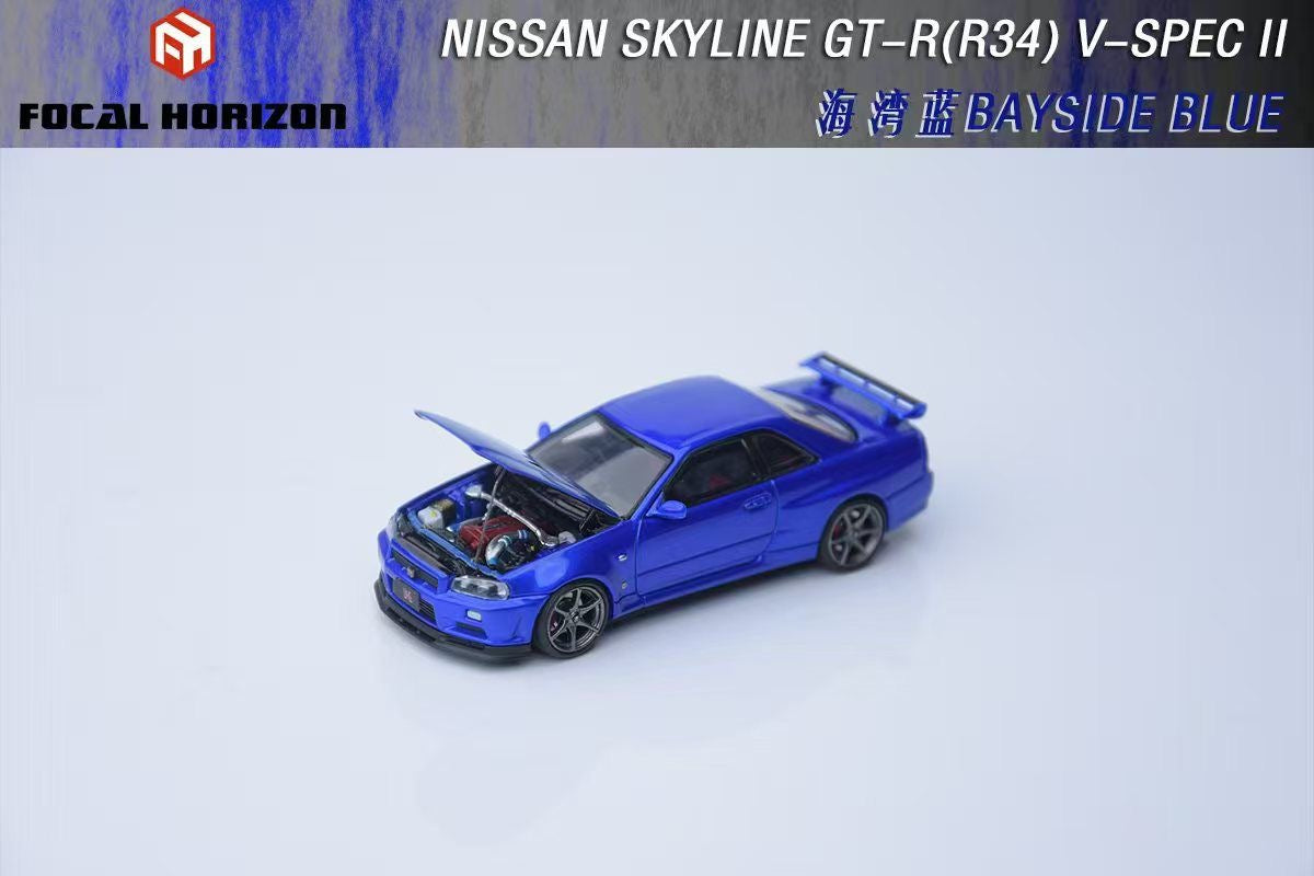 Focal Horizon Nissan Skyline R34 GTR Bayside Blue