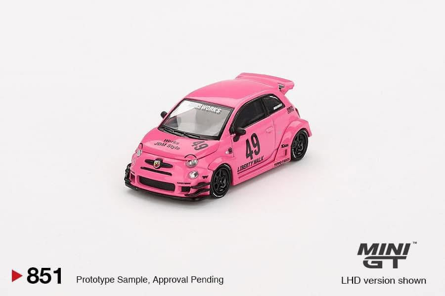 Mini GT LB Works x Abas Works Abarth 595 #851