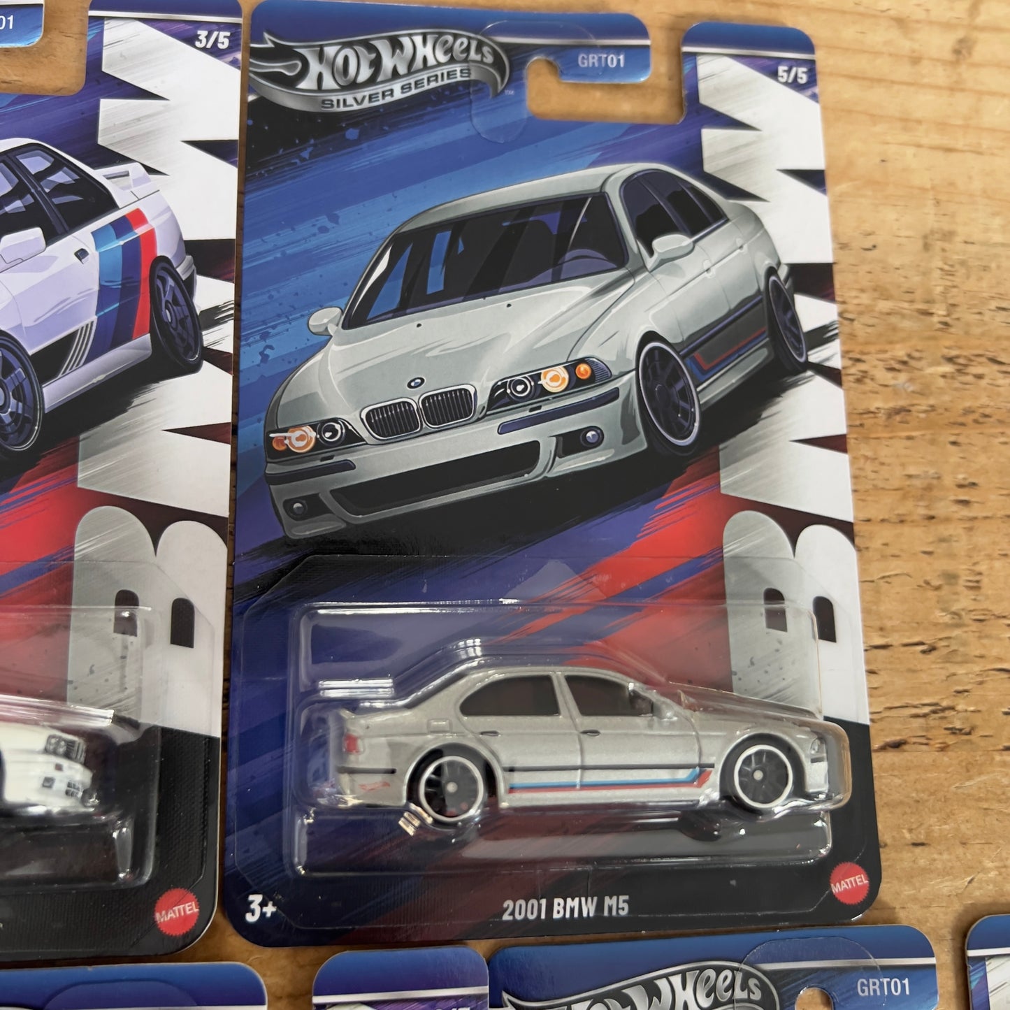 Hot Wheels Silver Series BMW Full Set Of 5