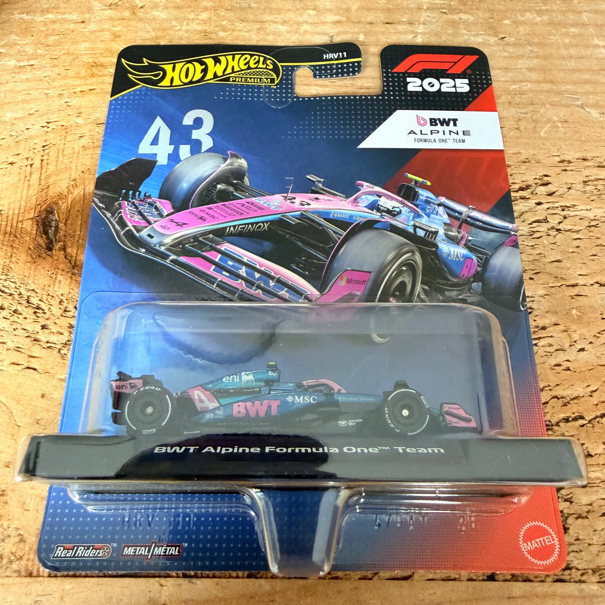 Hot Wheel Premium Formula 1 BWT Alpine Franco Colapinto #43