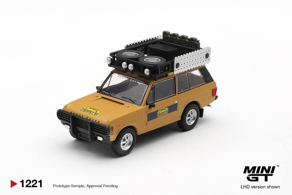 Mini GT Range Rover 1981 Camel Trophy Sumatra K.Stoppa & A.Valldorf #1221