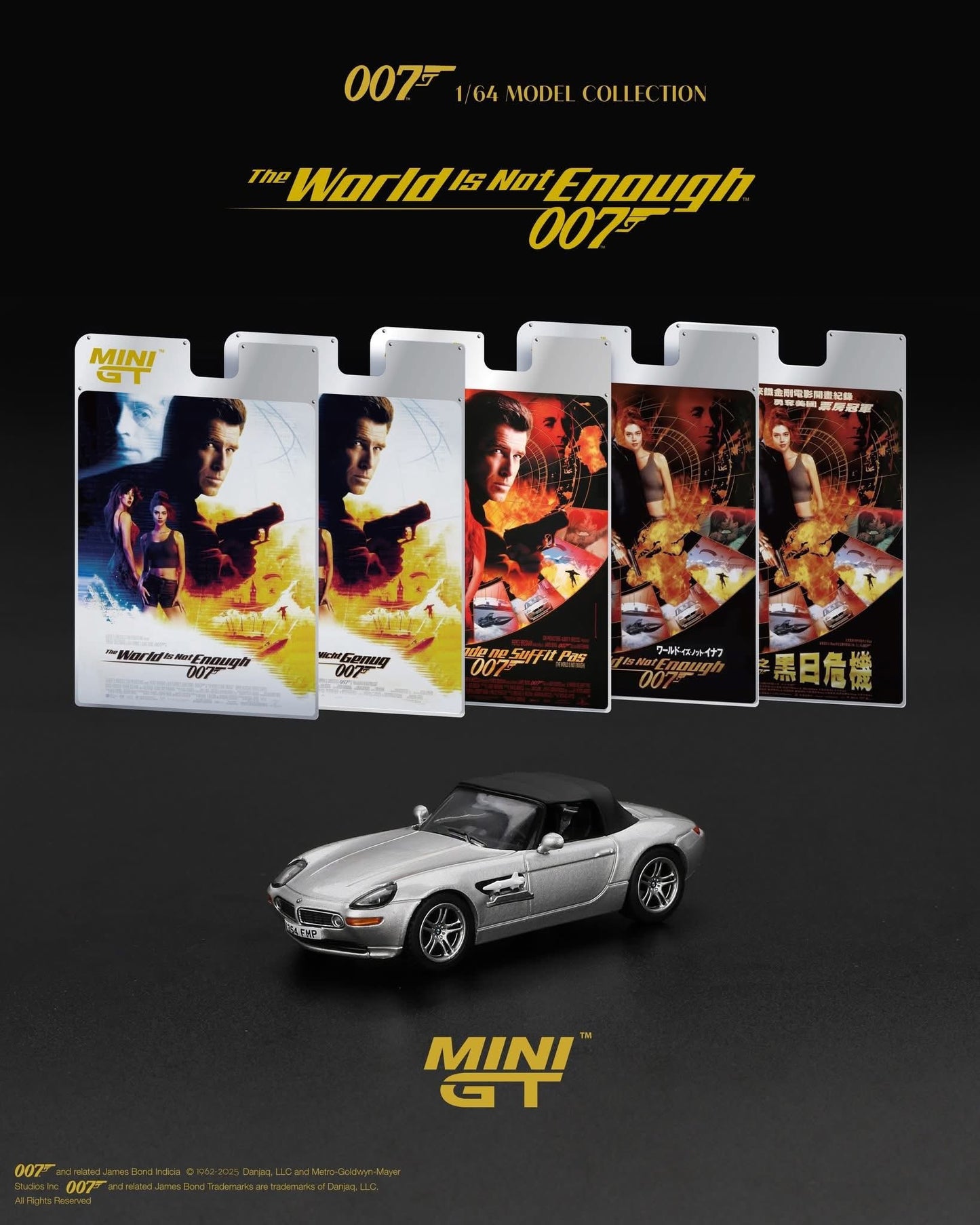 Mini GT James Bond 007 The World Is Not Enough BMW Z8 #906