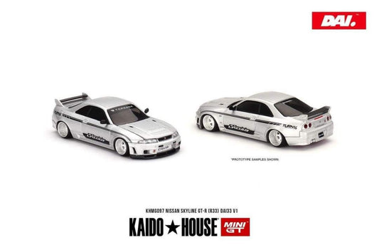 Mini GT x Kaido House Nissan Skyline R33 GTR V1 Greddy #097