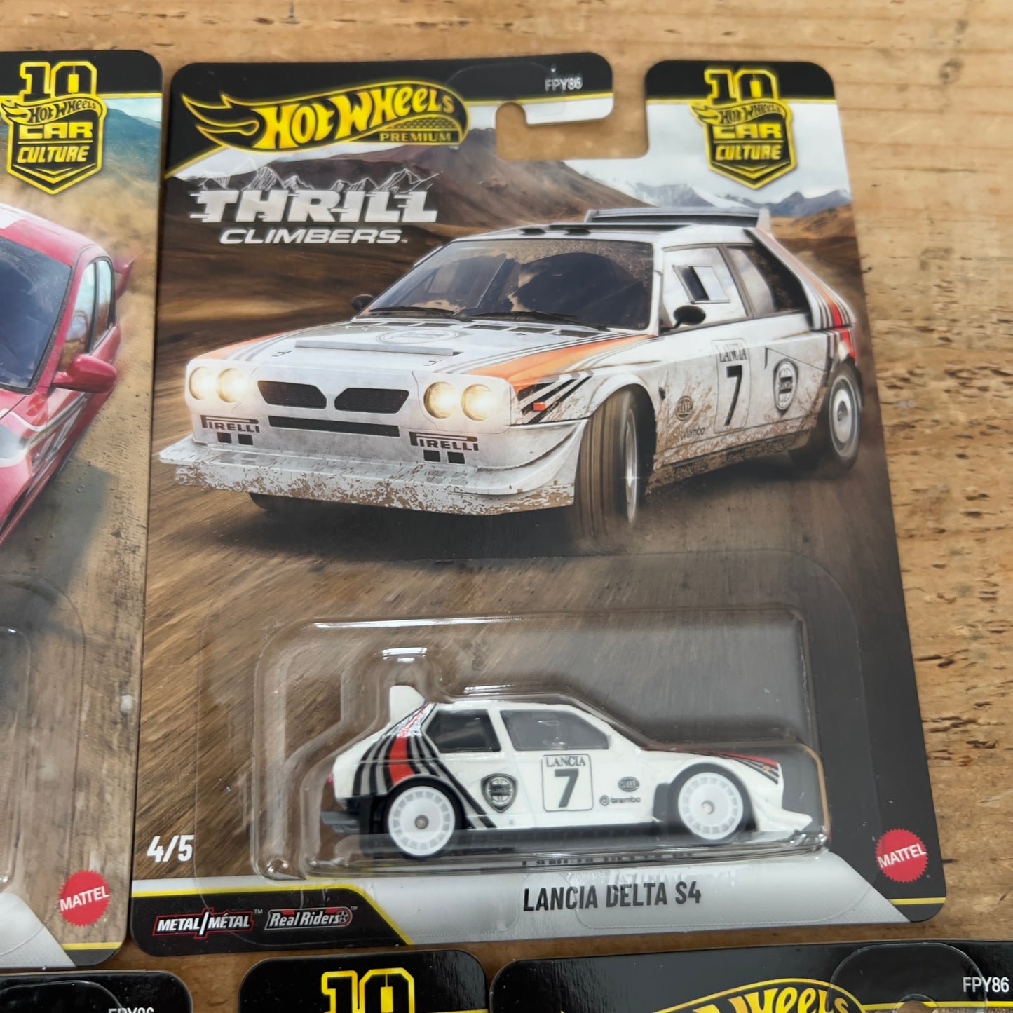 Hot Wheels Premium Thrill Climbers Full Set Of 5