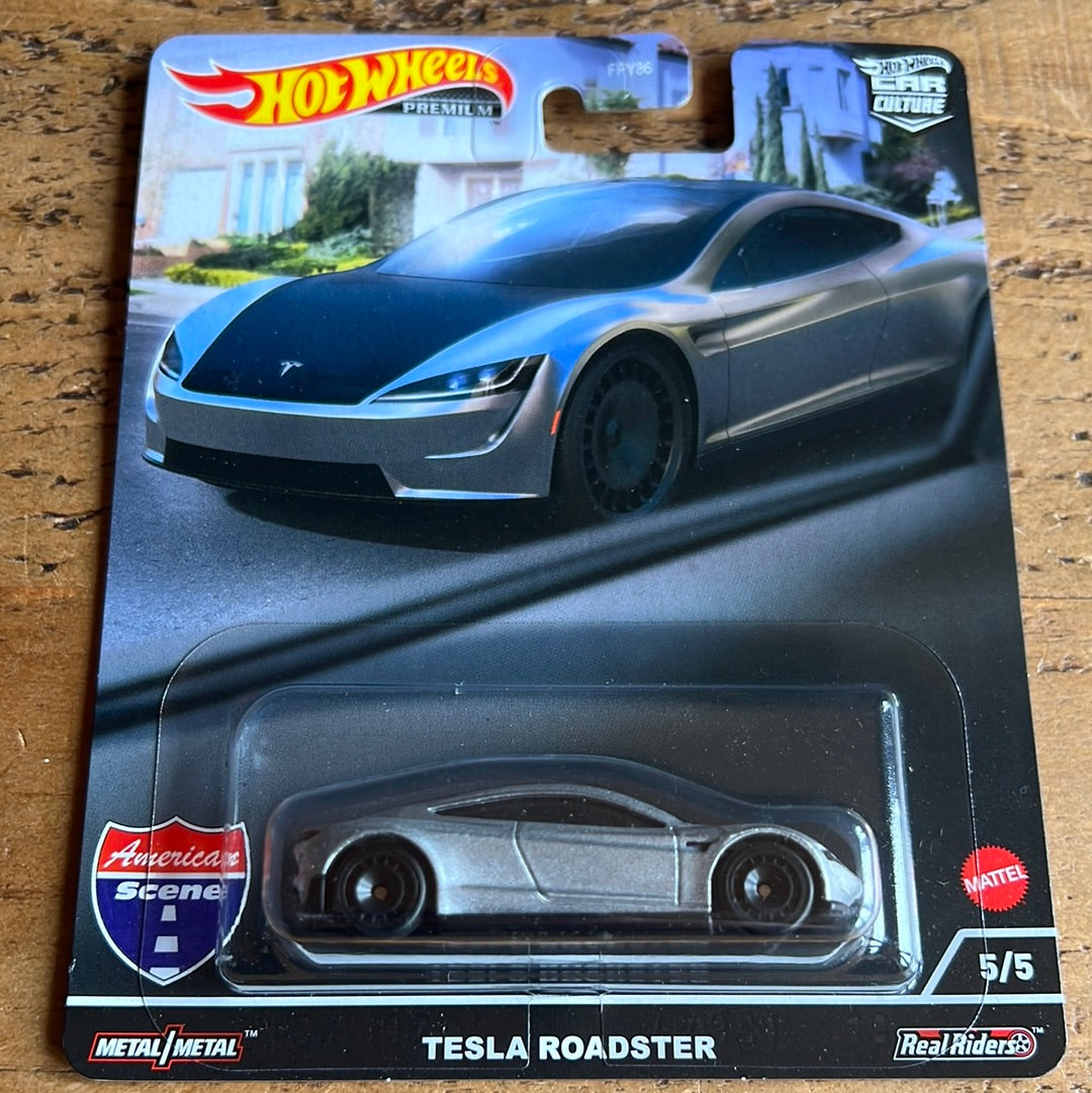 Hot Wheels Premium Tesla Roadster