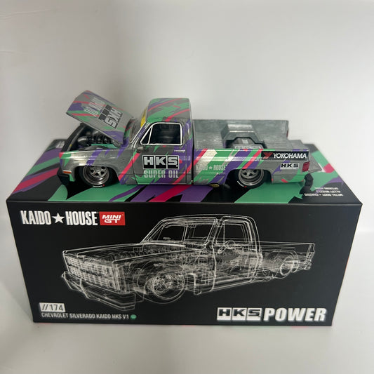 Mini GT x Kaido House Chevrolet Silverado HKS Chase #174