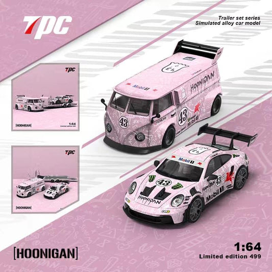 TPC Hoonigan 3 Piece Set Volkswagen T1 Trailer & Porsche 992 GT3 RS