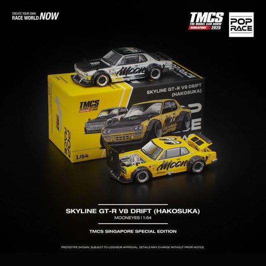 Pop Race TMCS Event Exclusive Mooneyes Nissan GTR V8 Drift Hakosuka