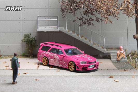 Zoom Model Nissan Stagea R34 Front End Fast & Furious