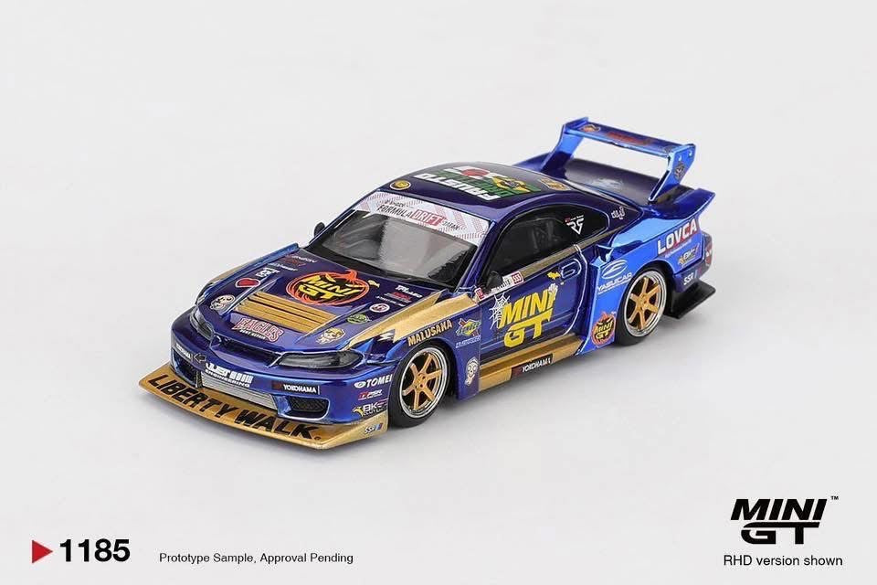 Mini GT Nissan Silvia S15 LB Super Silhouette Liberty Walk Halloween Special #1185