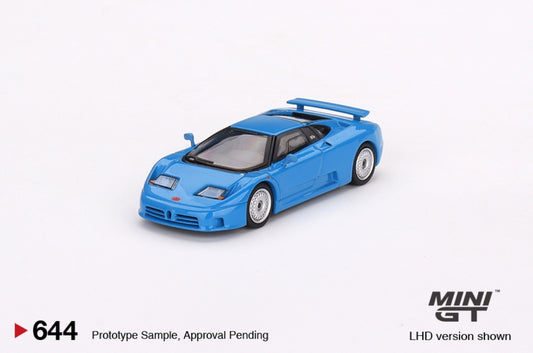 Mini GT Bugatti EB110 GT Blu #644