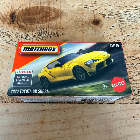 Matchbox Power Grabs 2023 Toyota GR Supra
