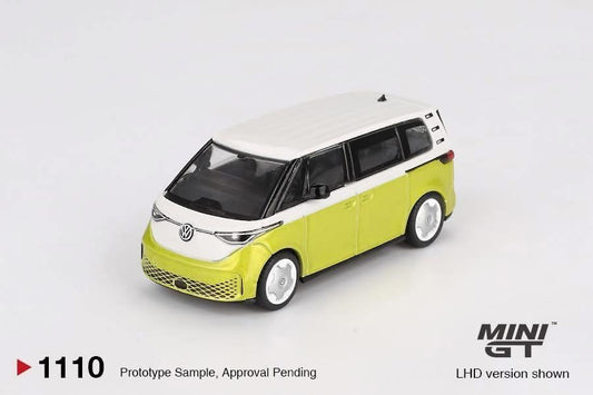 Mini GT Volkswagen ID Buzz Candy White & Pomelo Yellow #1110