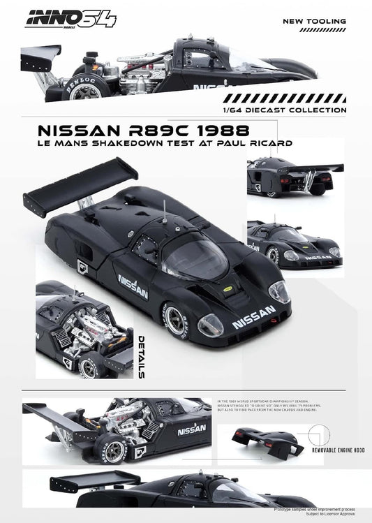 Inno64 Nissan R89C Le Mans Shakedown 1988