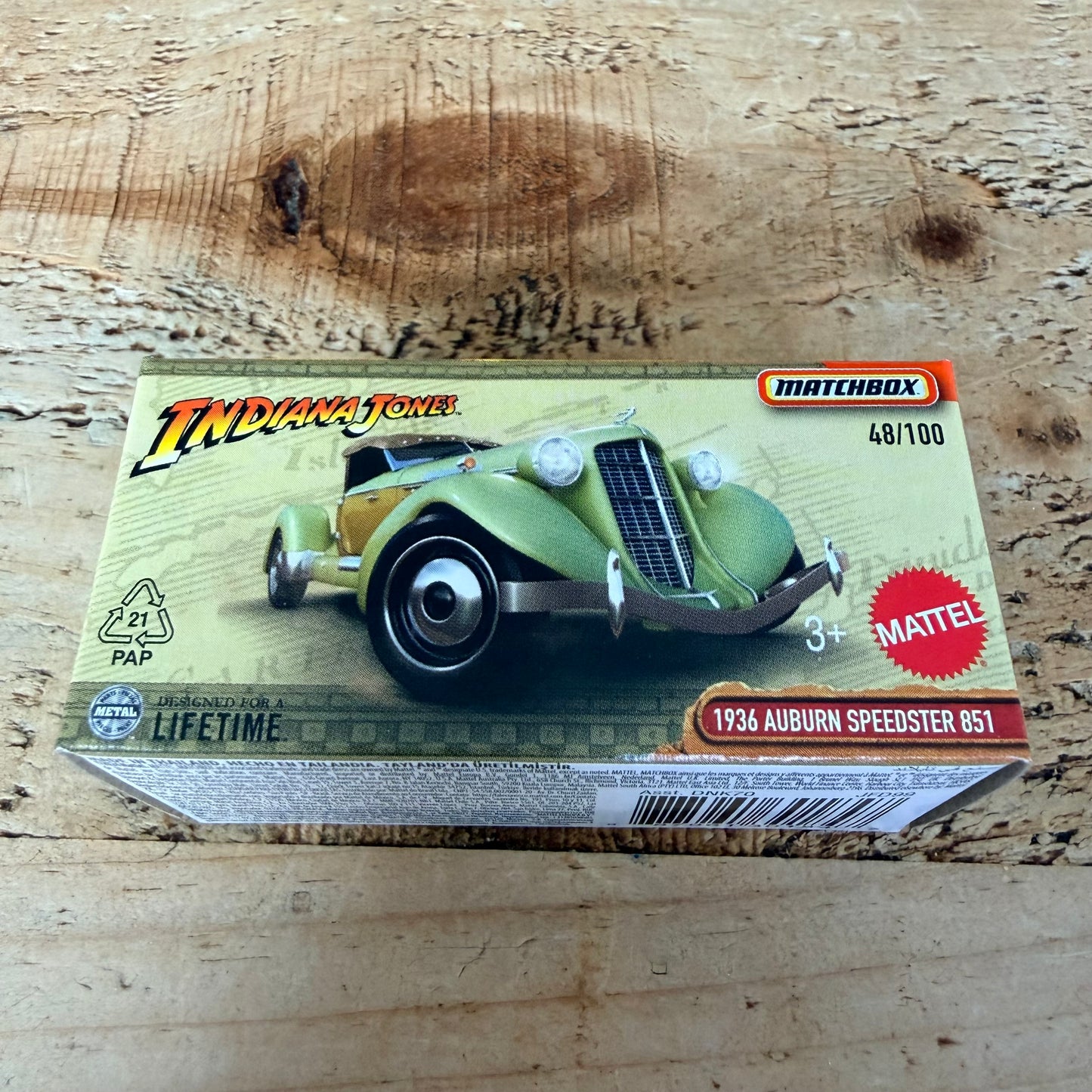 Matchbox Power Grabs Indiana Jones 1936 Auburn Speedster 851