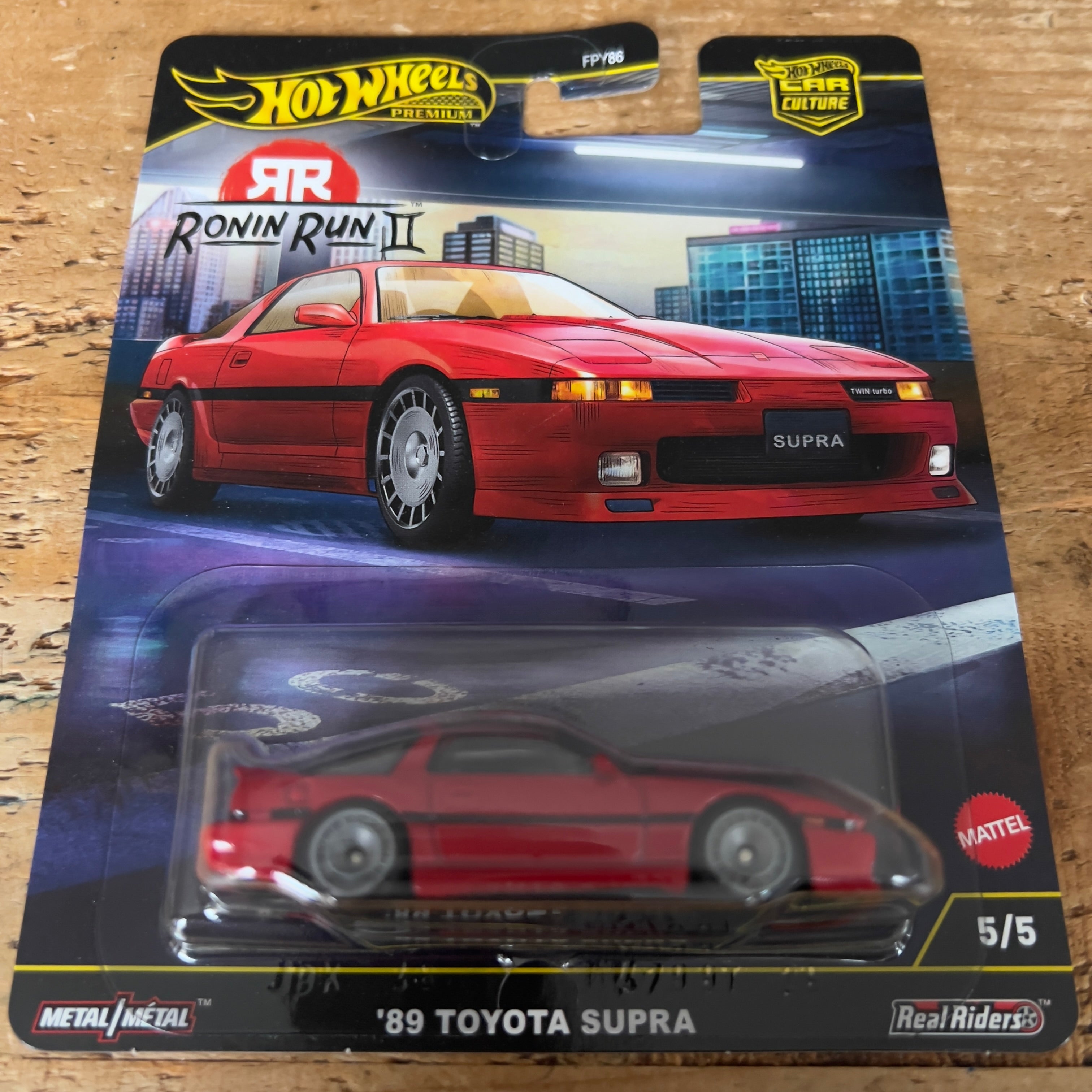 Hot Wheels Premium Ronin Run 2 '89 Toyota Supra – Bran's Diecast