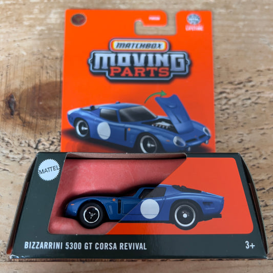 Matchbox Moving Parts Bizzarrini 5300 GT Corsa Revival