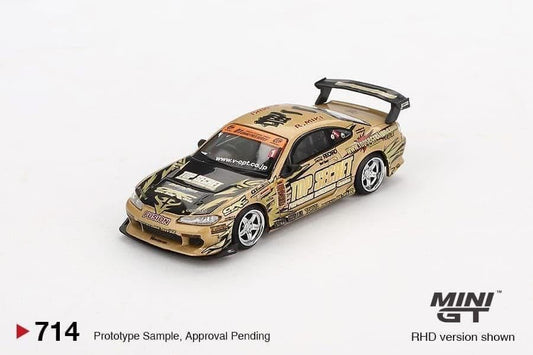 Mini GT Nissan Silvia S15 Top Secret D1GP #714