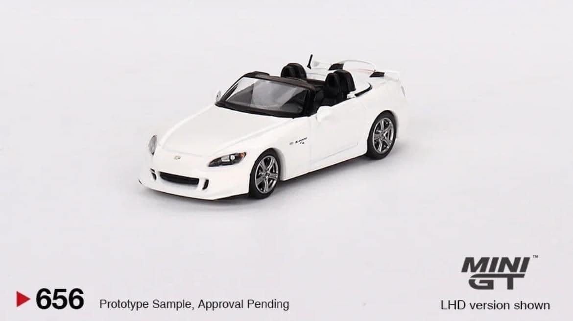 Mini GT Honda S2000 CR Grand Prix White #656