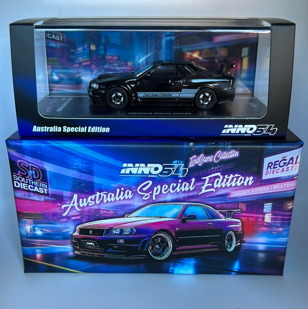 Inno64 Australia Special Edition Endgame Nissan Skyline R34 GTR Chase