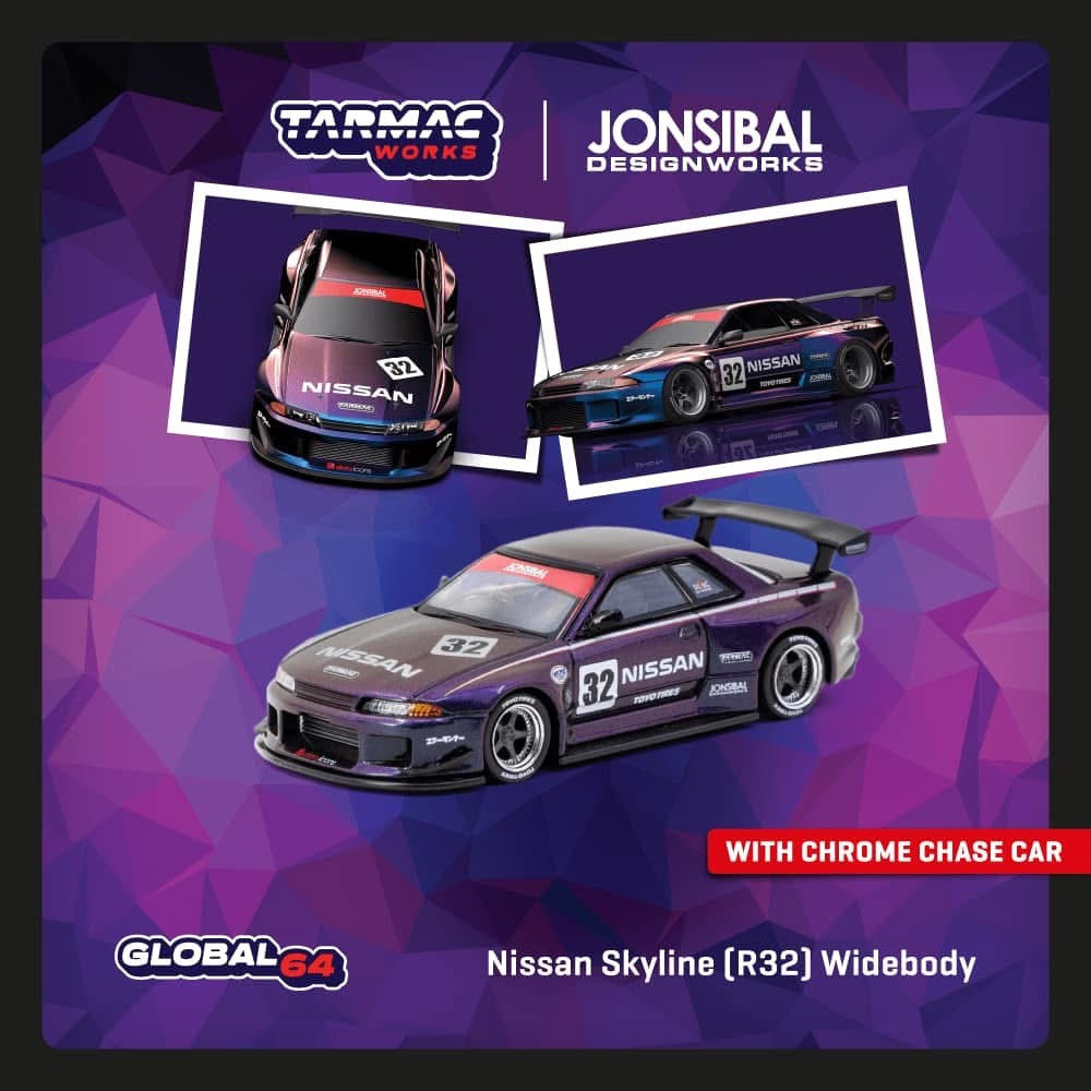 Tarmac Works Nissan Skyline R32 Widebody