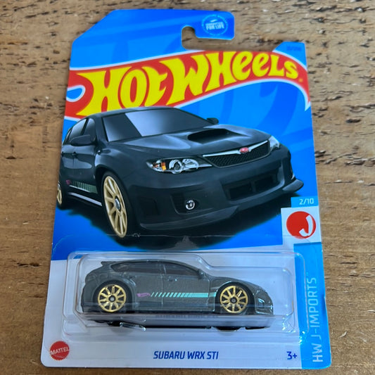 Hot Wheels Mainline US Card Subaru WRX STI Bad Card