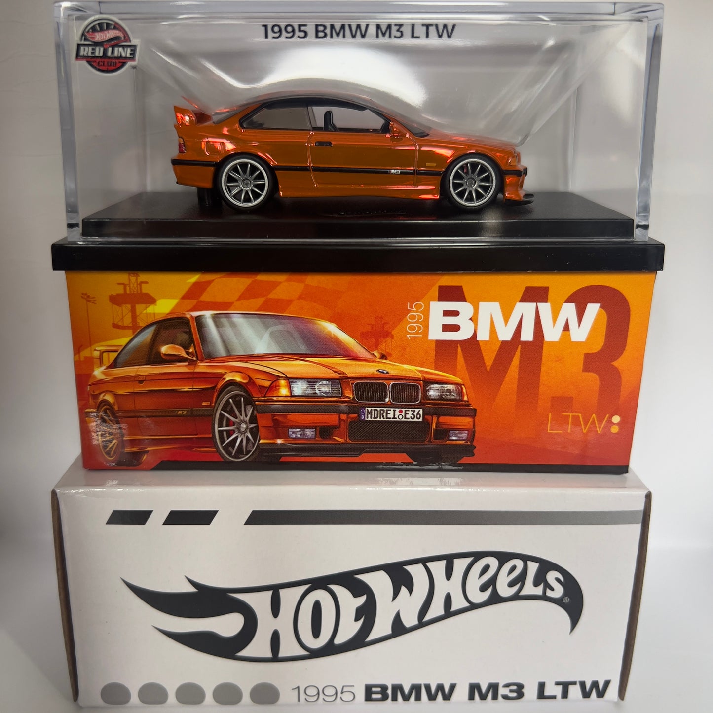 Hot Wheels RLC Acrylic 1995 BMW E36 M3 LTW